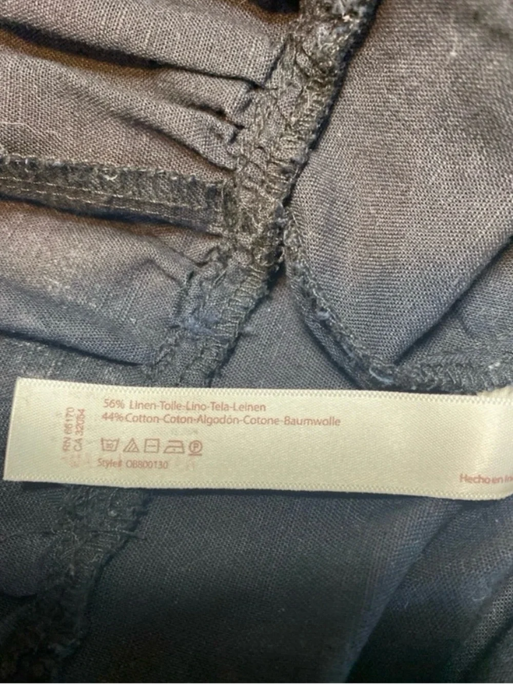 Free People Linen Open Back Dress